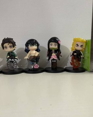 SET 6 DEMON / CON CAJA / 7.5CM. APROX
